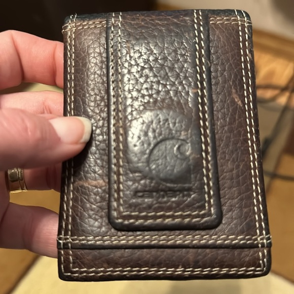 Carhartt Men's Rugged Front Pocket Wallet - Brown/Black​ - Picture 4 of 8